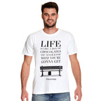 Imagen del producto Forrest Gump - La vida es como una caja de chocolates Camiseta blanca