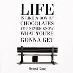Imagen del producto Forrest Gump - La vida es como una caja de chocolates Camiseta blanca