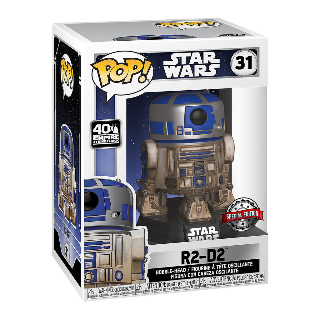 Imagen del producto Star Wars - Figura de R2-D2 Funko Pop con cabeza oscilante