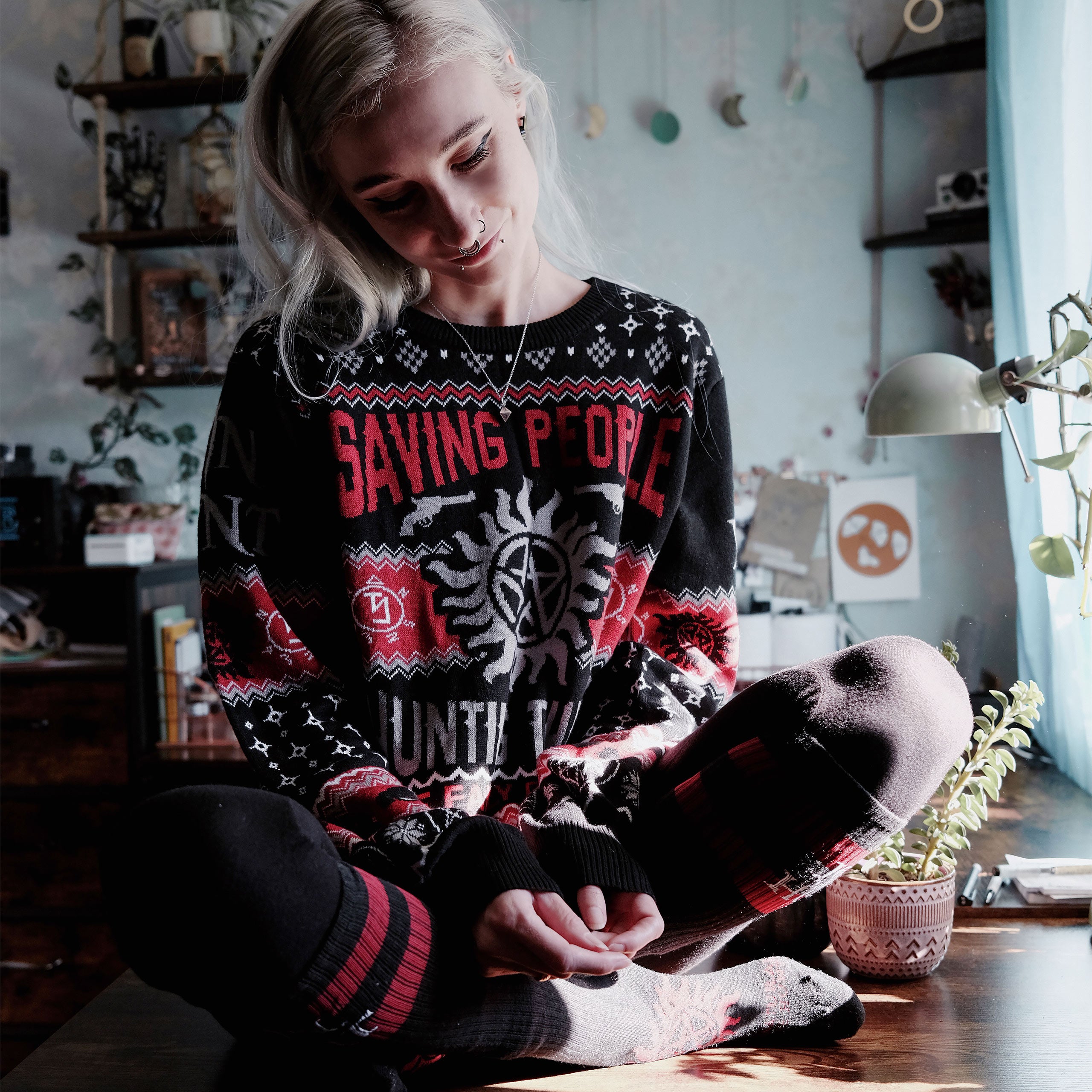 Imagen del producto Supernatural - Saving People Hunting Things Jersey de punto