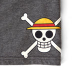 Imagen del producto One Piece - Pijama corto con logo de calavera de la banda del sombrero de paja
