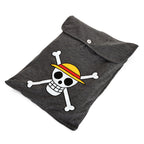 Imagen del producto One Piece - Pijama corto con logo de calavera de la banda del sombrero de paja