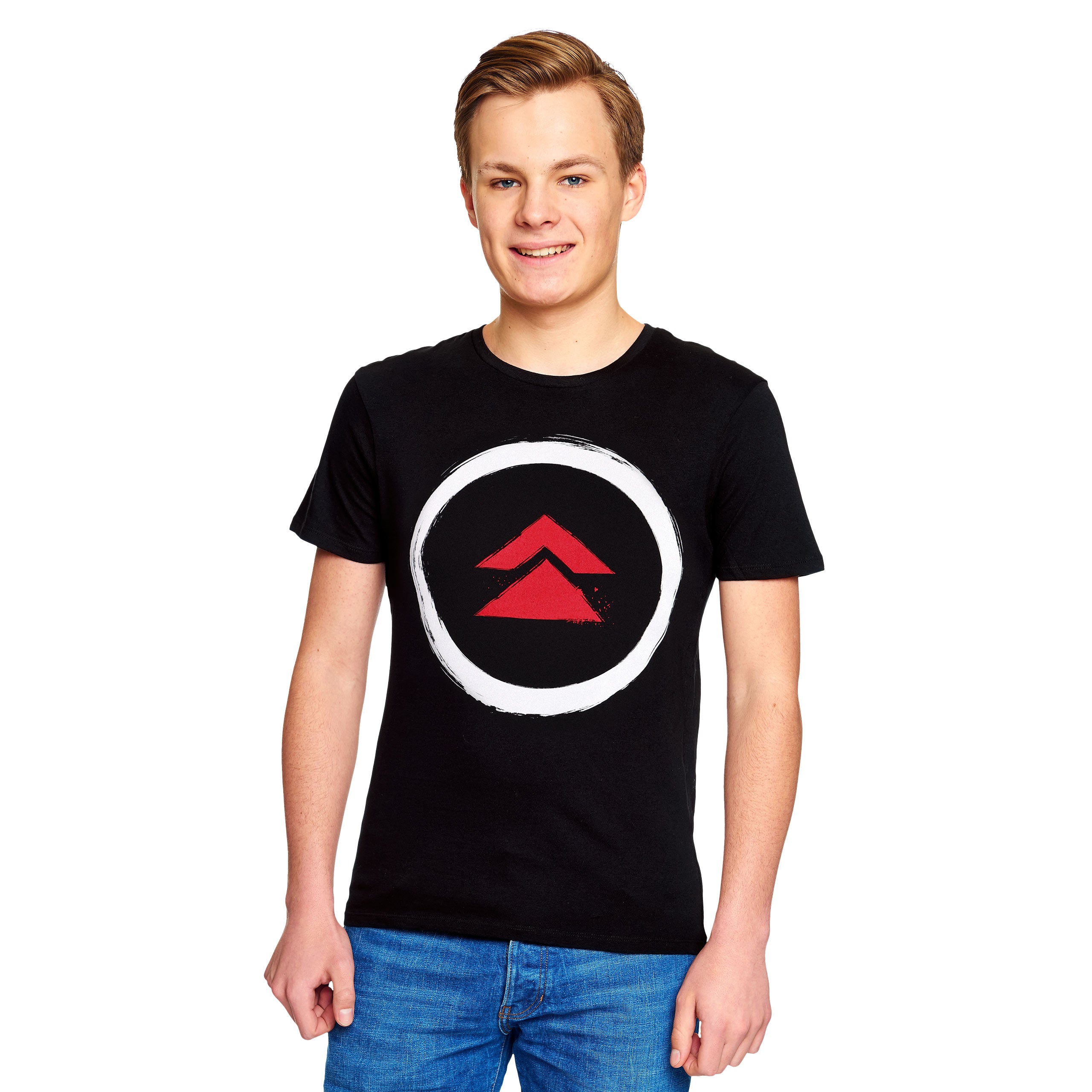 Imagen del producto Camiseta con logo para fans de Ghost of Tsushima negra