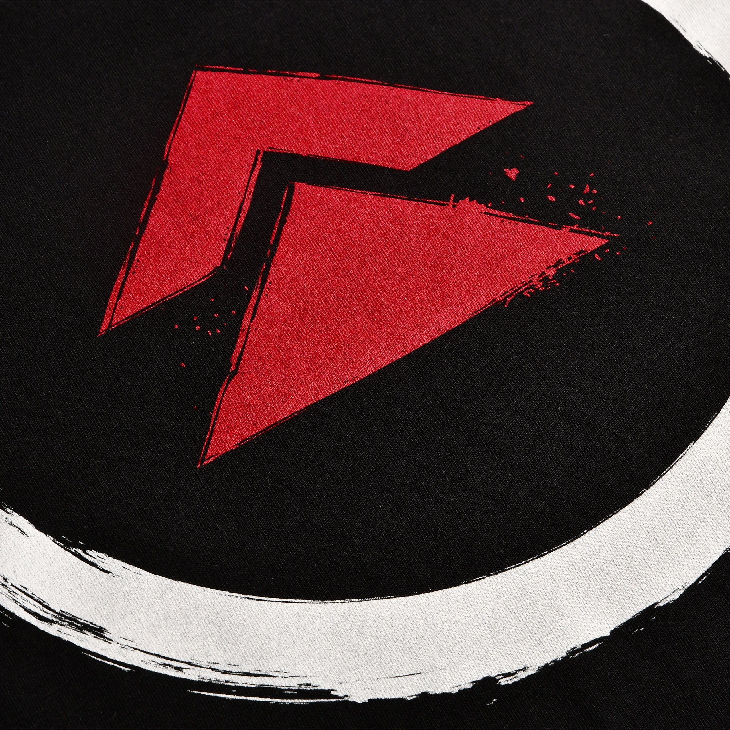 Imagen del producto Camiseta con logo para fans de Ghost of Tsushima negra