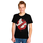 Imagen del producto Ghostbusters - Camiseta con logo que brilla en la oscuridad, color negro