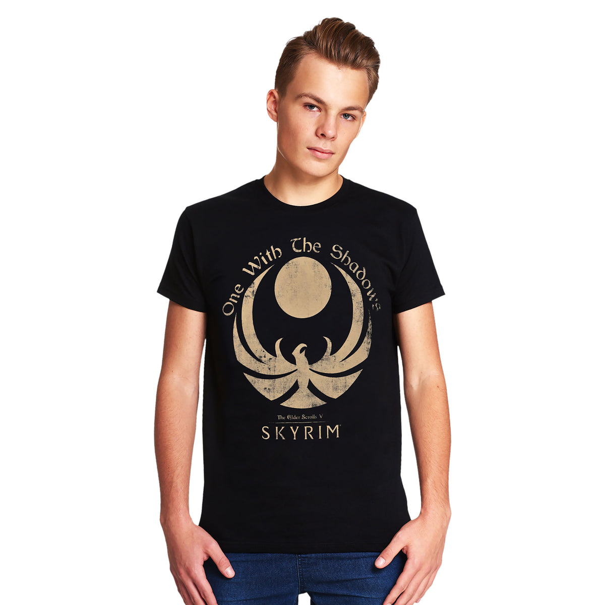 Imagen del producto Skyrim - One With the Shadows Camiseta negra