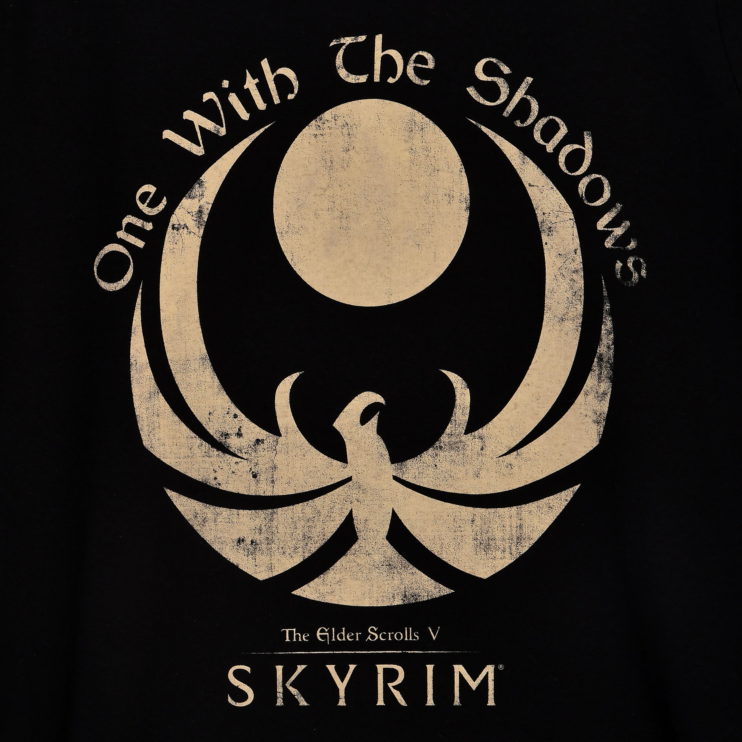 Imagen del producto Skyrim - One With the Shadows Camiseta negra