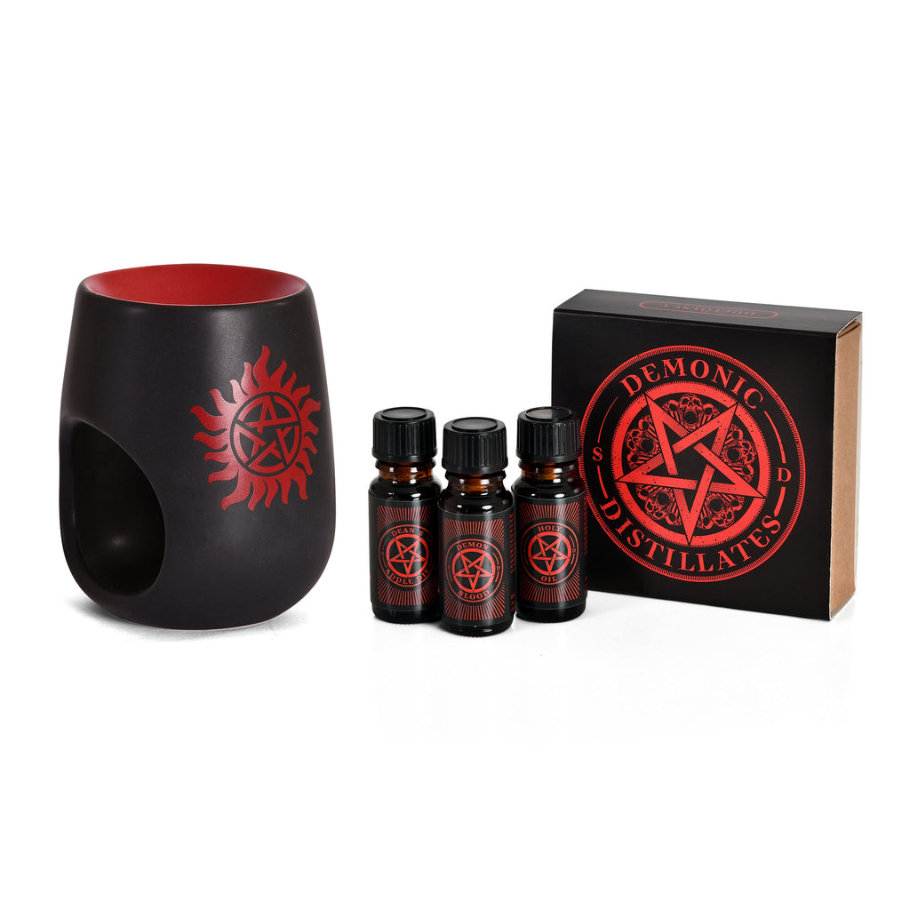 Imagen del producto Supernatural - Lámpara de Aroma con Símbolo Anti Posesión y Aceite de Aroma