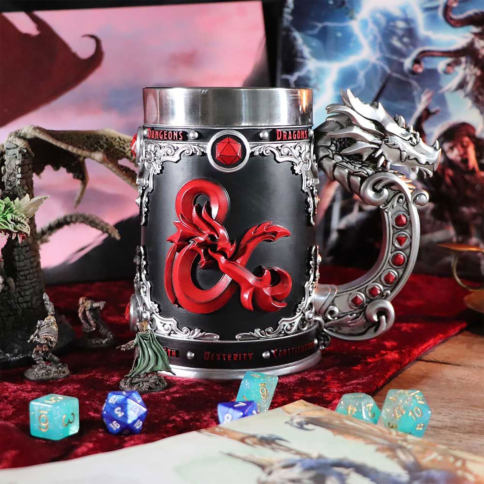 Imagen del producto Dungeons & Dragons - Jarra de lujo con logo