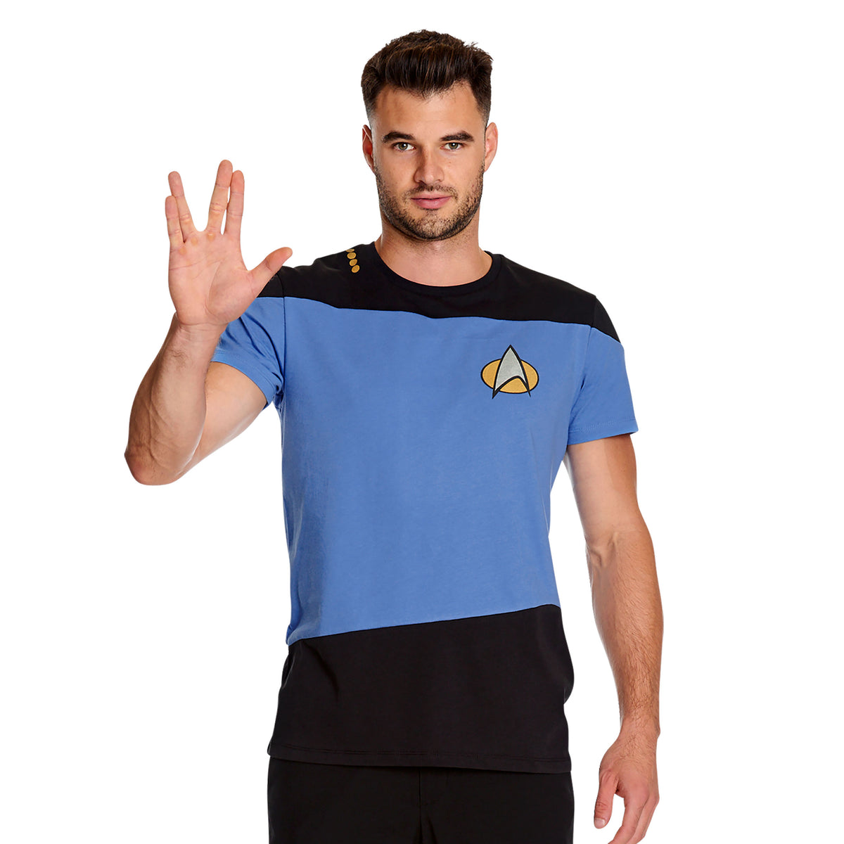 Imagen del producto Camiseta de uniforme de la próxima generación azul - Star Trek