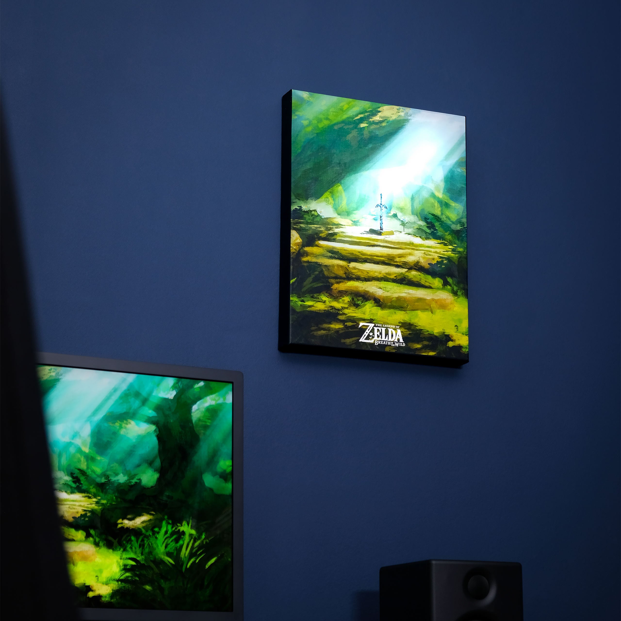 Imagen del producto Zelda - Cuadro de pared de la Espada Maestra con luz