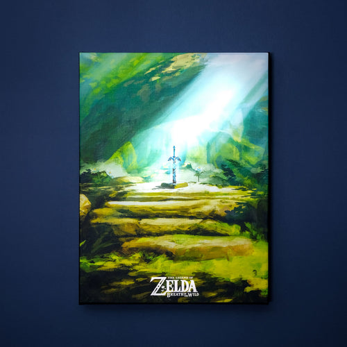Imagen del producto Zelda - Cuadro de pared de la Espada Maestra con luz