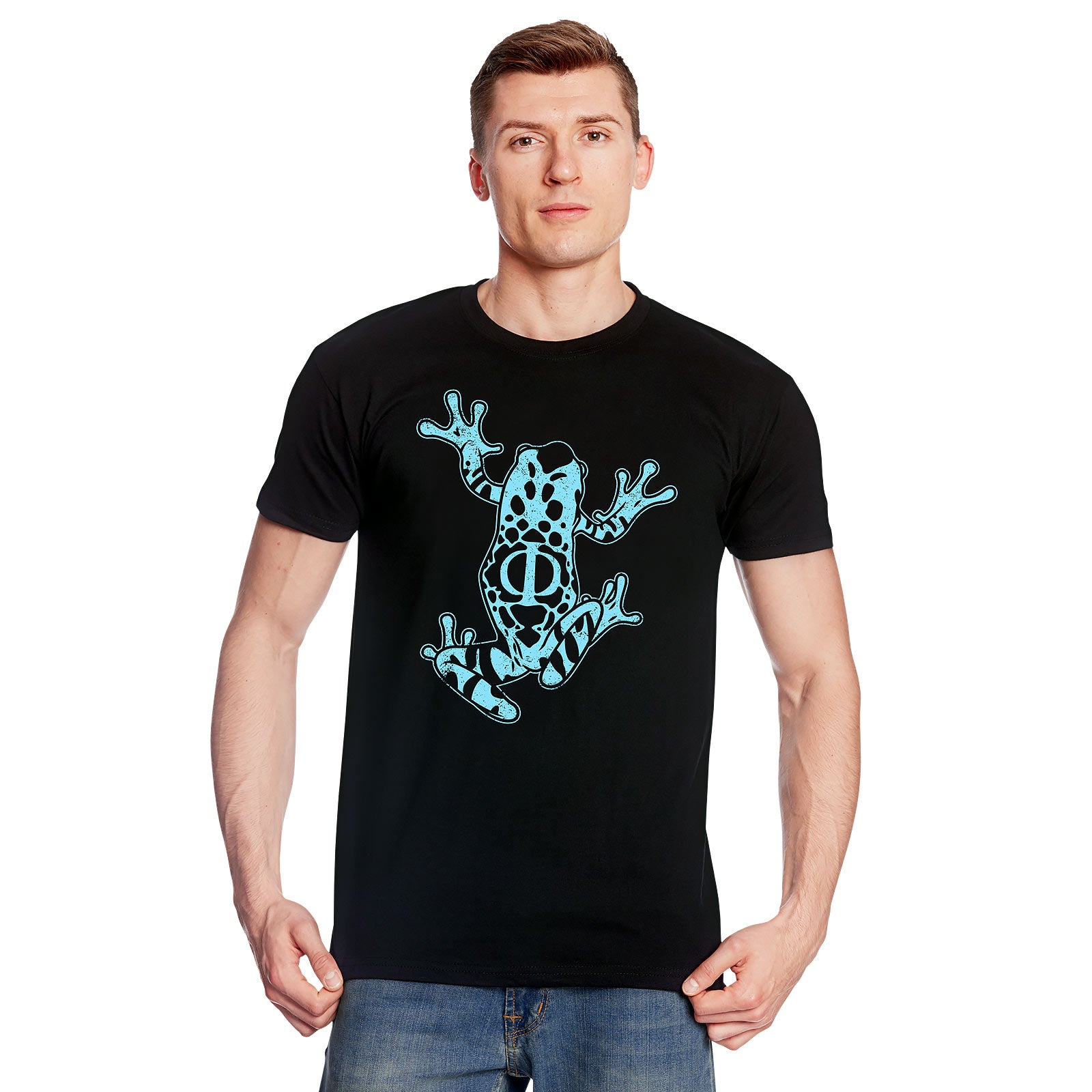 Imagen del producto Camiseta Frog Glyph Code para fans de Fringe negro