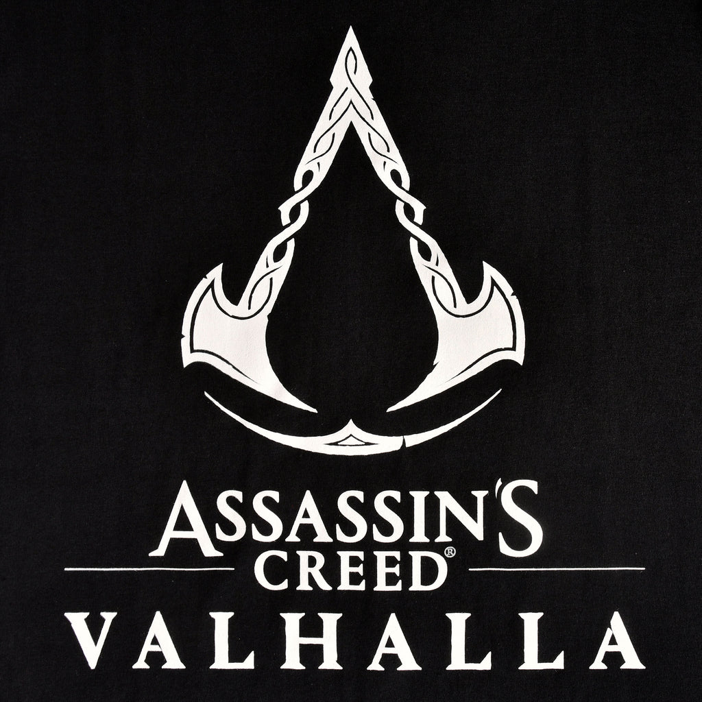 Imagen del producto Assassin's Creed - Camiseta negra con logotipo de Valhalla