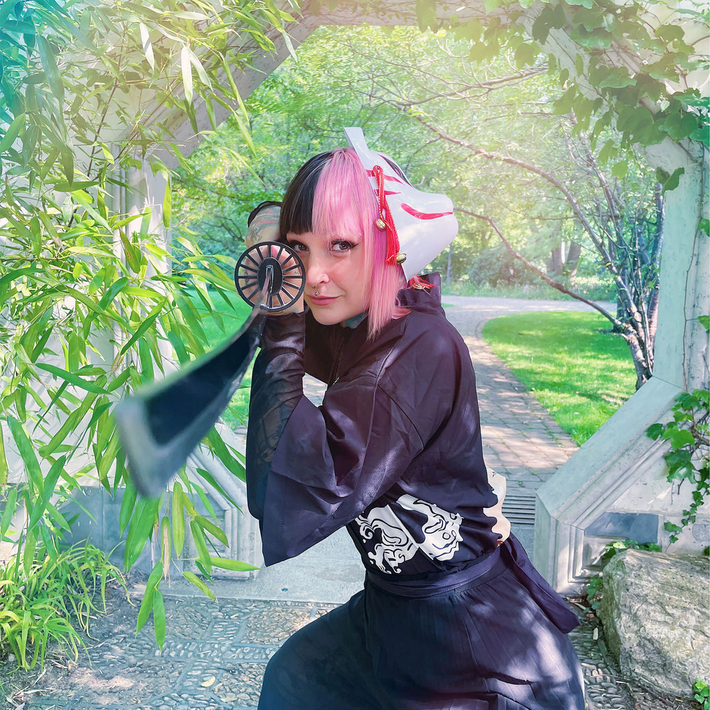 Imagen del producto Réplica de la Katana de Tanjiro Kamado con vaina para fans de Guardianes de la Noche