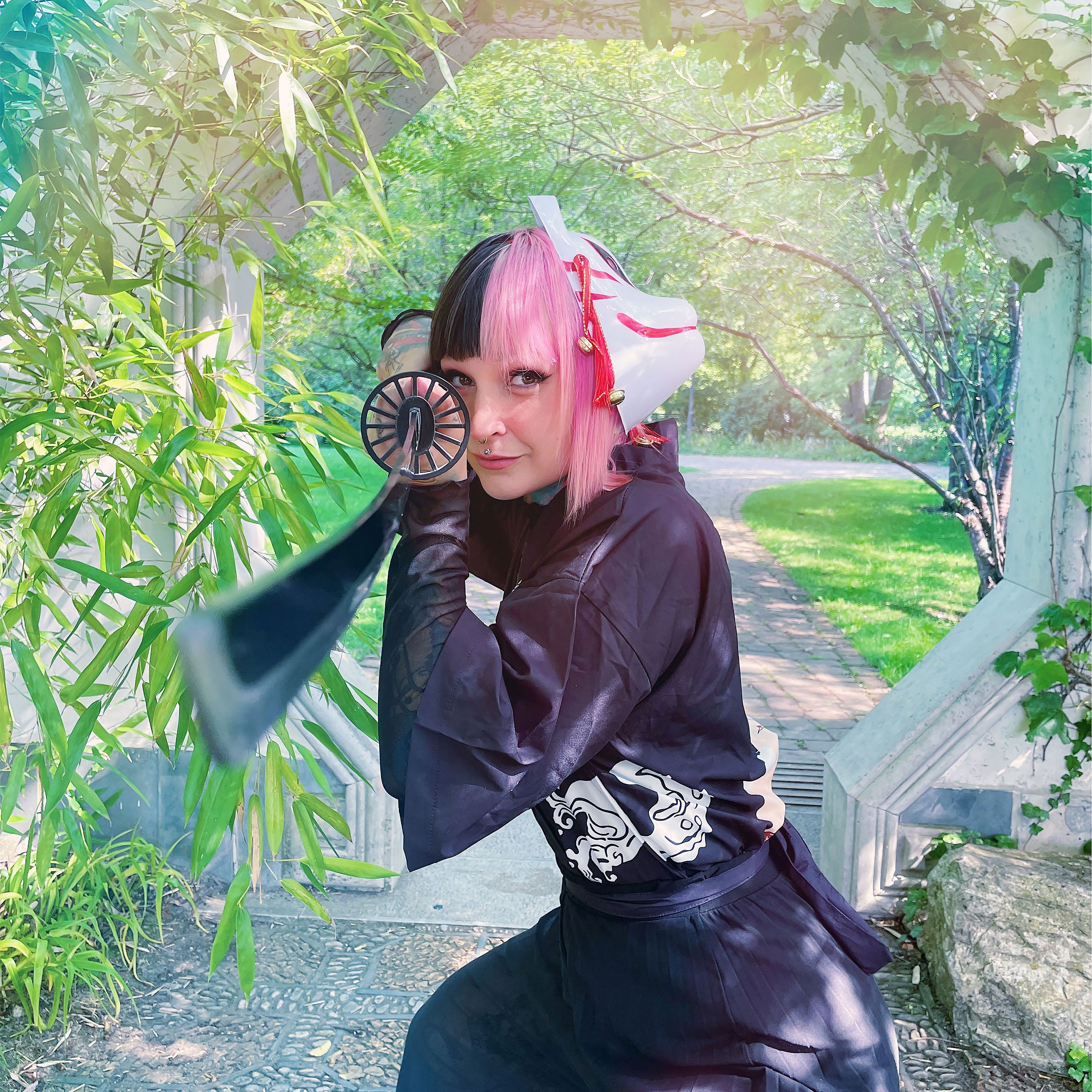 Imagen del producto Réplica de la Katana de Tanjiro Kamado con vaina para fans de Guardianes de la Noche