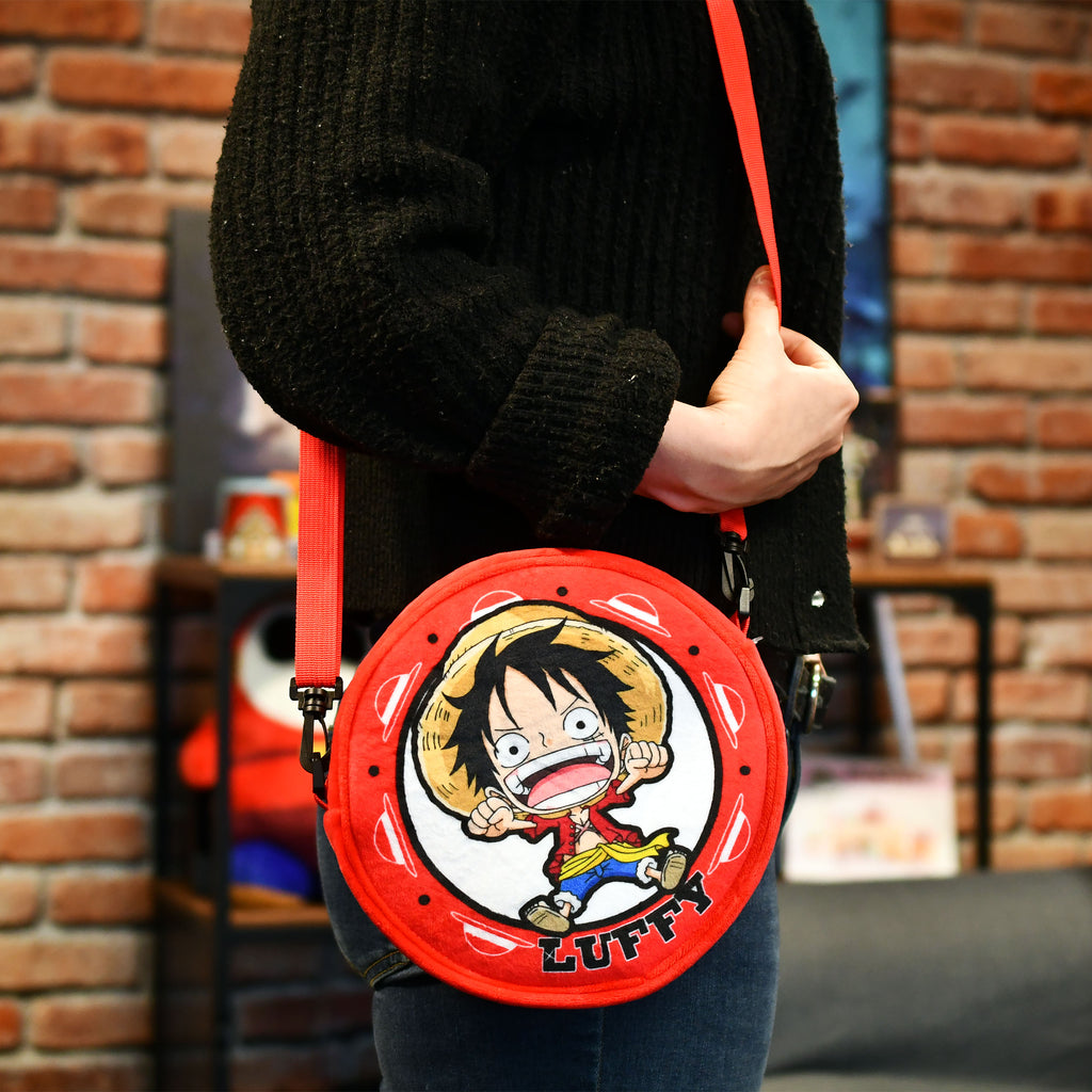 Product image One Piece - Luffy Plush Crossbody Bag red