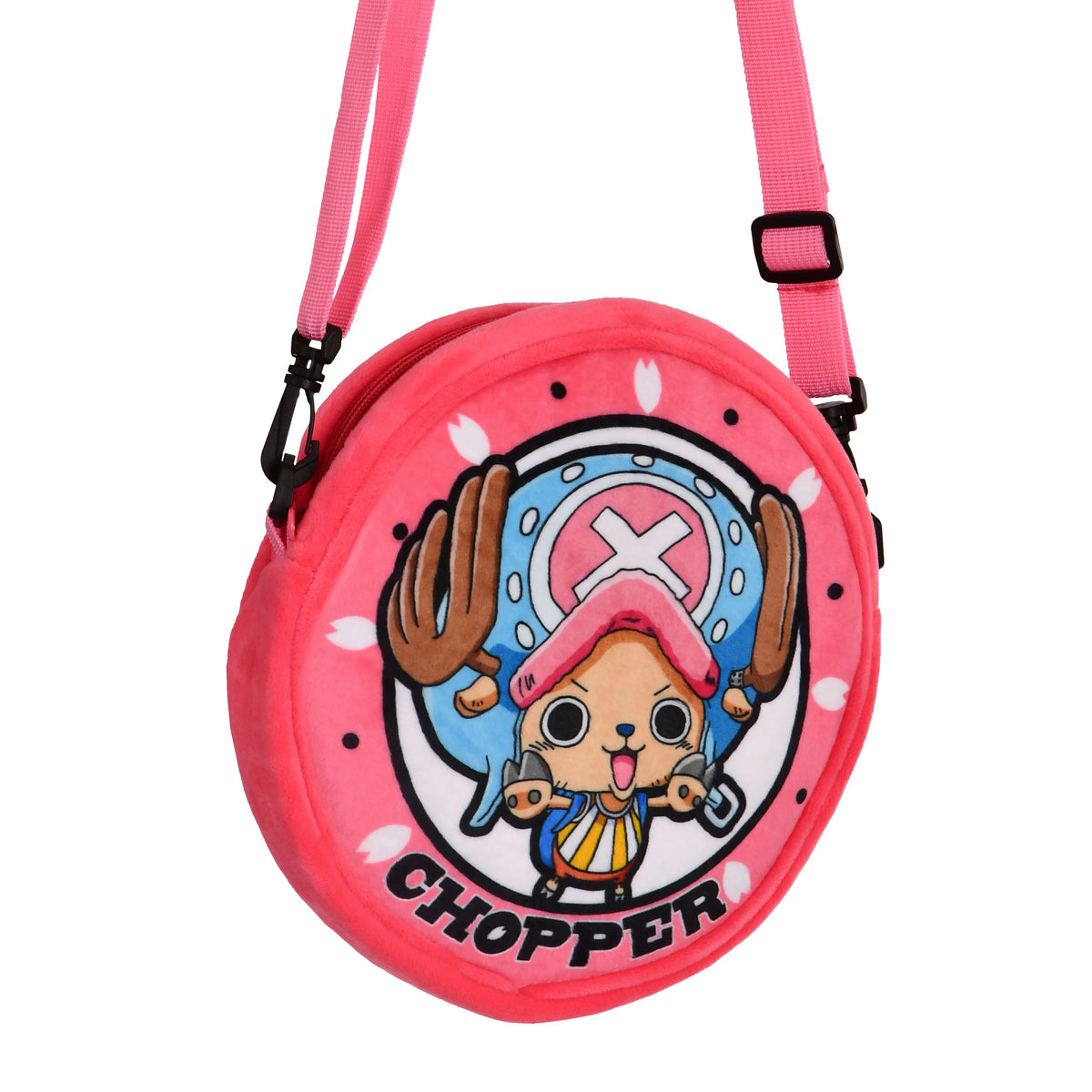 Imagen del producto One Piece - Chopper Bolso de hombro de peluche rosa