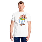 Imagen del producto Asterix - Camiseta blanca de Obelix e Idefix