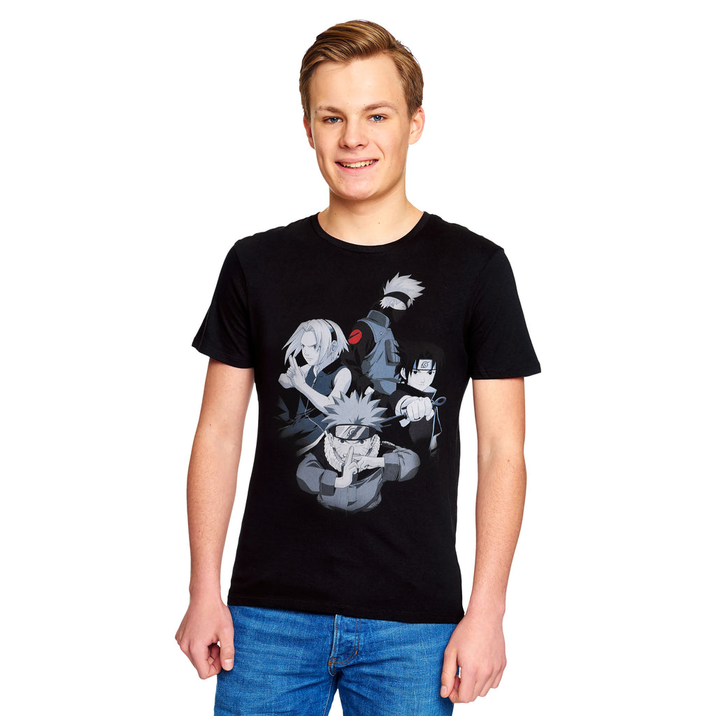 Imagen del producto Naruto - Camiseta de grupo del Equipo 7 negra
