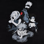 Imagen del producto Naruto - Camiseta de grupo del Equipo 7 negra