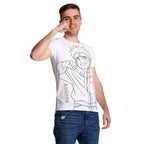 Imagen del producto Naruto - Camiseta Monocromo Boceto blanco