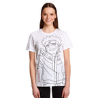 Imagen del producto Naruto - Camiseta Monocromo Boceto blanco