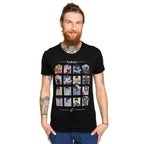 Imagen del producto Naruto - Camiseta negra de los personajes de Konoha