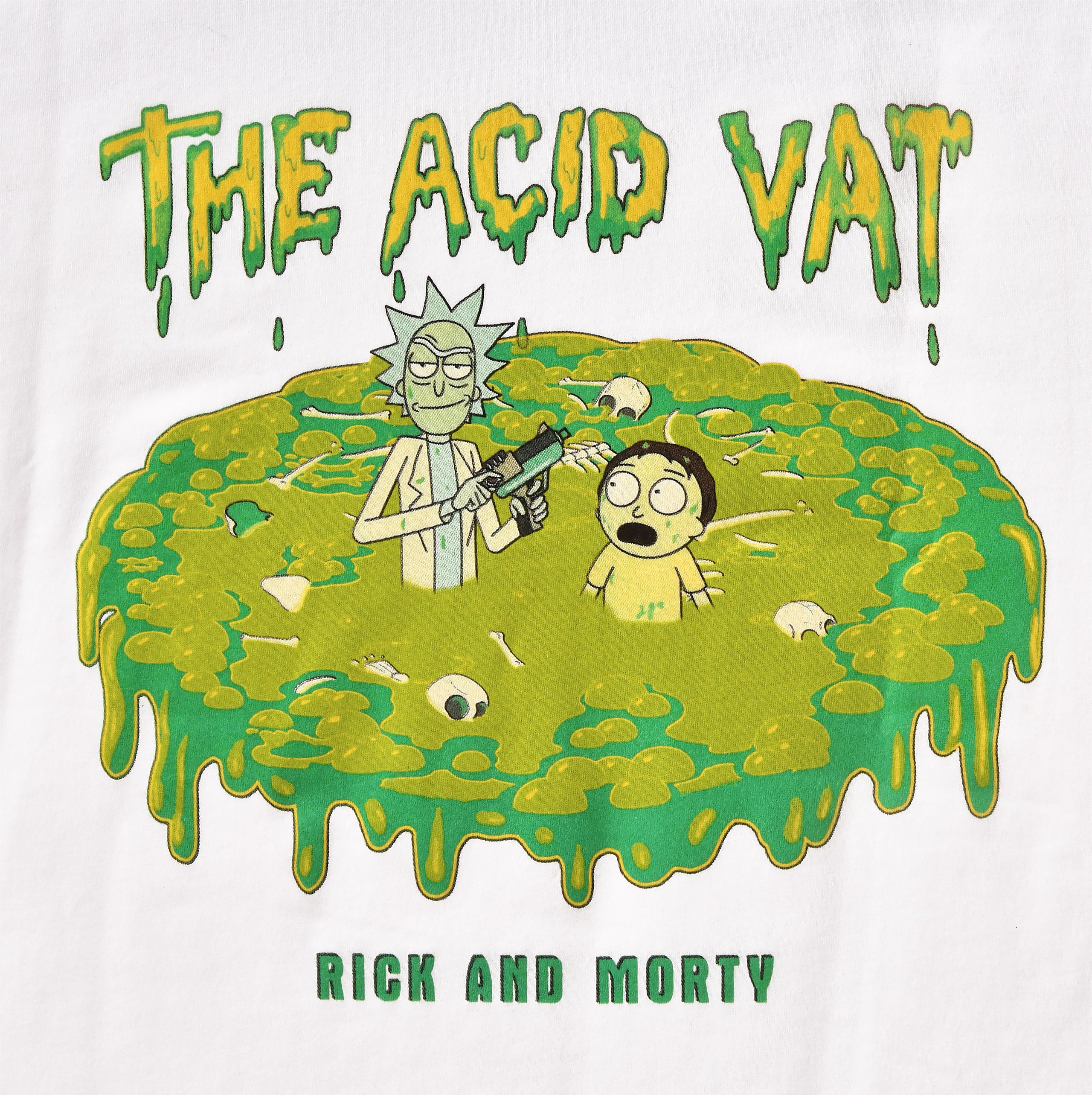 Imagen del producto Rick y Morty - Camiseta blanca The Acid Vat