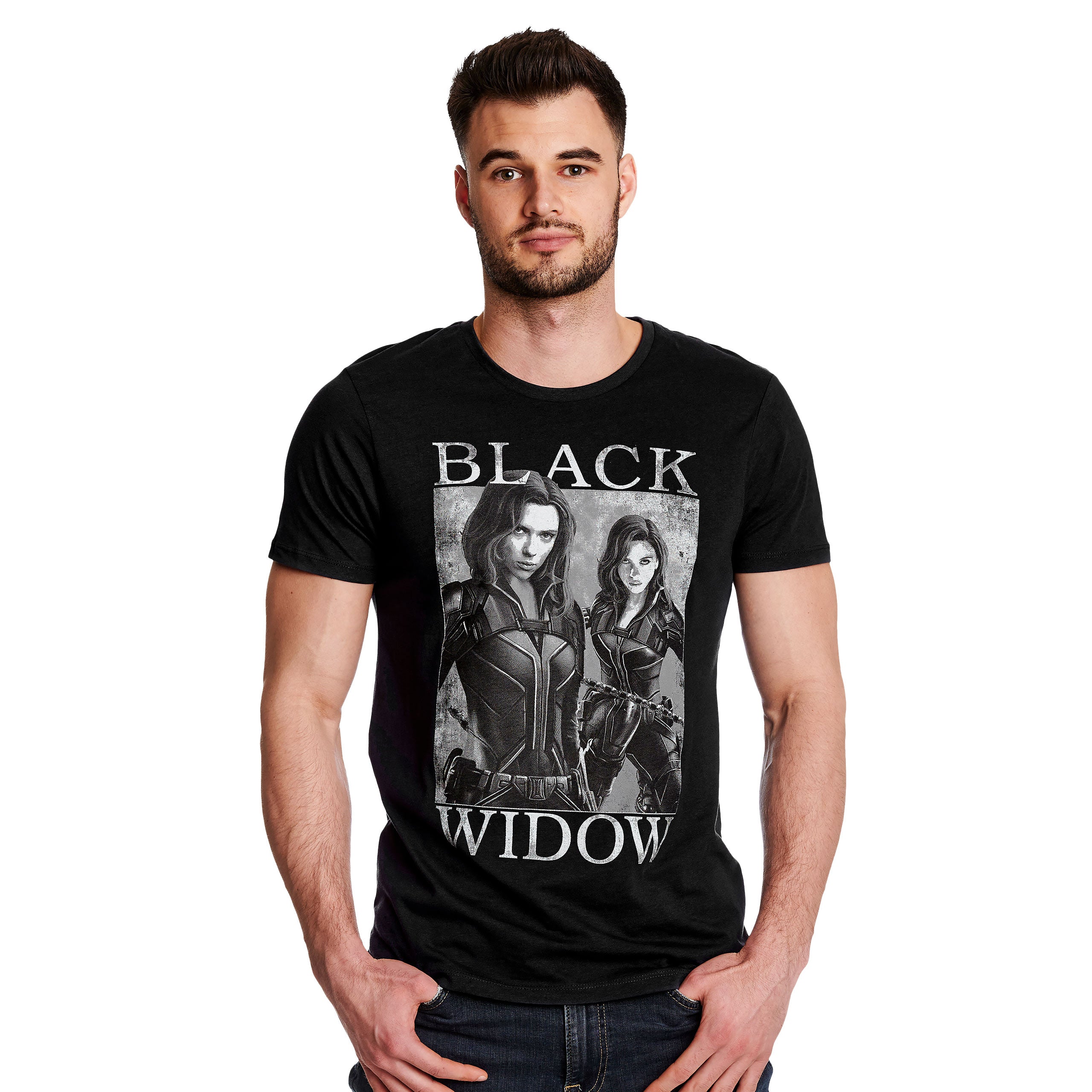 Imagen del producto Black Widow - Camiseta de póster gris