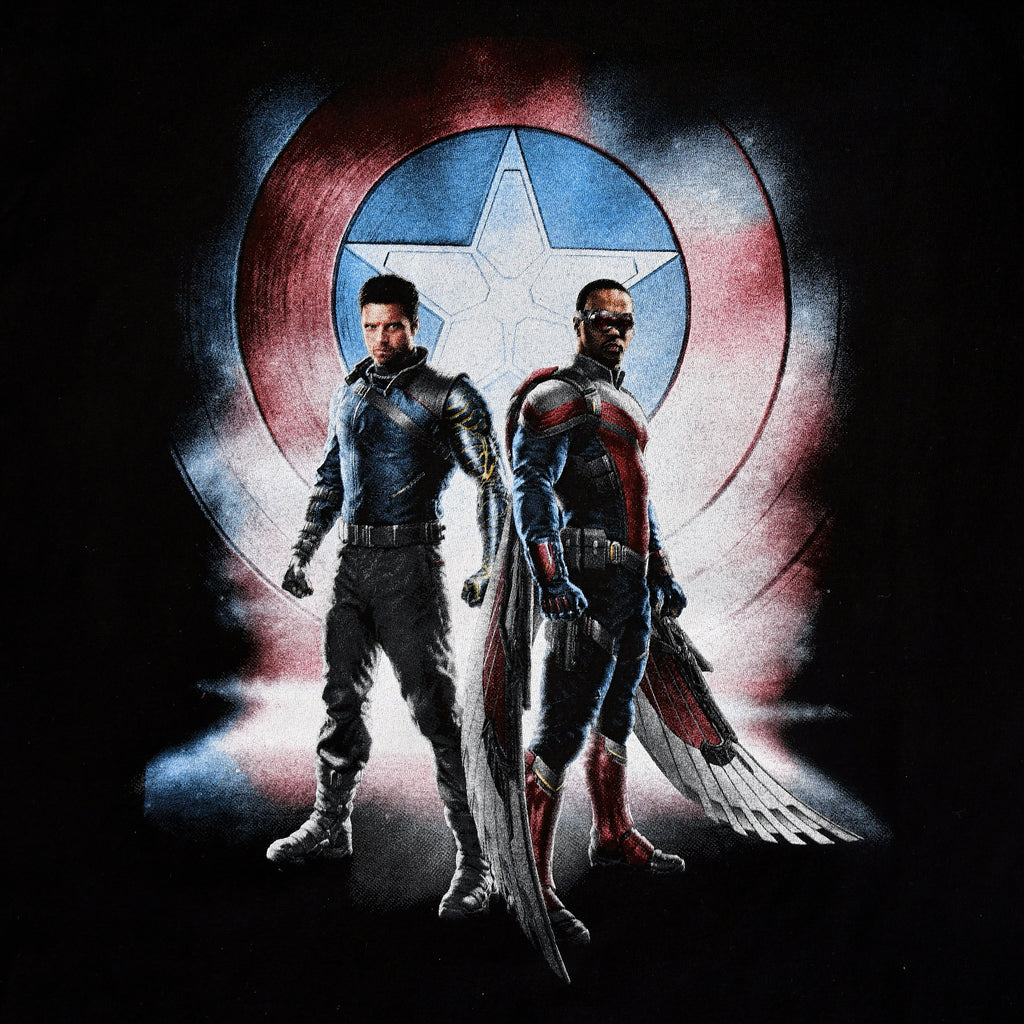 Imagen del producto Marvel - Camiseta negra de The Falcon and the Winter Soldier