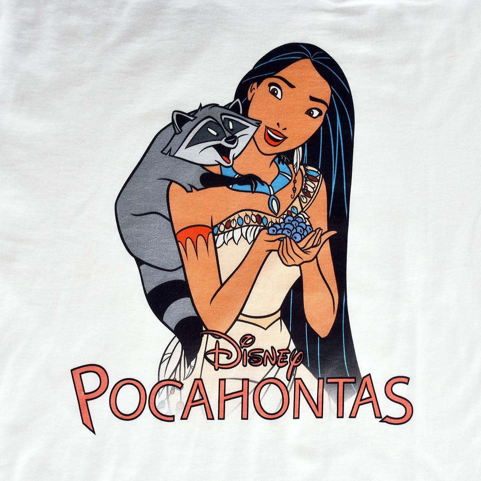 Imagen del producto Camiseta de mujer Pocahontas & Meeko blanca