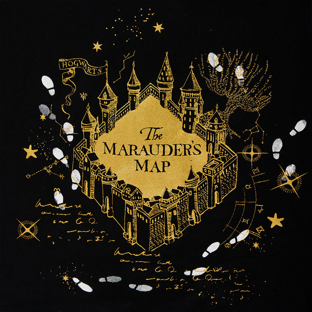 Imagen del producto Harry Potter - Pijama Mapa del Merodeador Mujer Negro