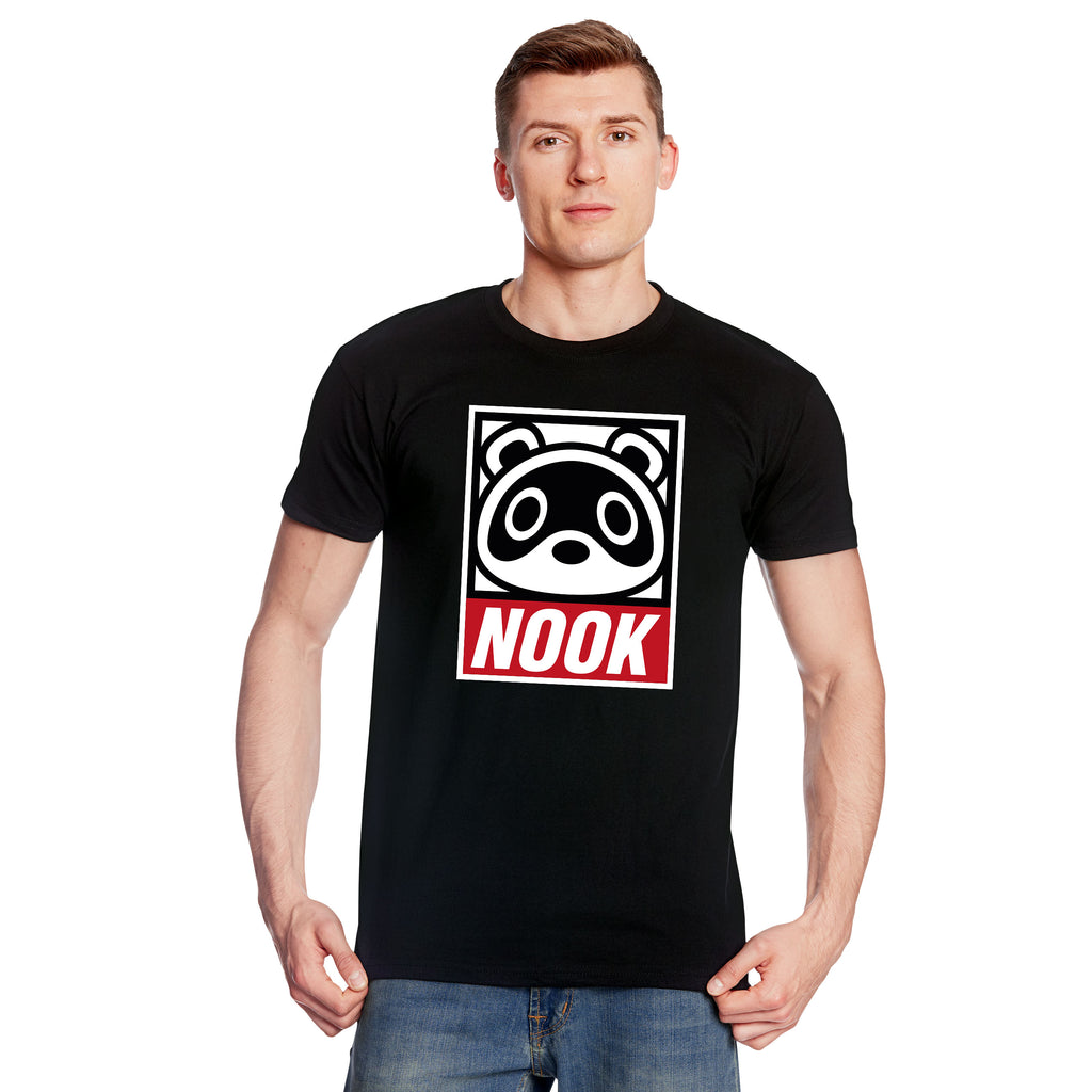 Imagen del producto Camiseta de Tom Nook para fans de Animal Crossing negro