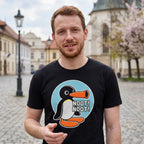 Imagen del producto Camiseta Noot Noot para fans de Pingu negra