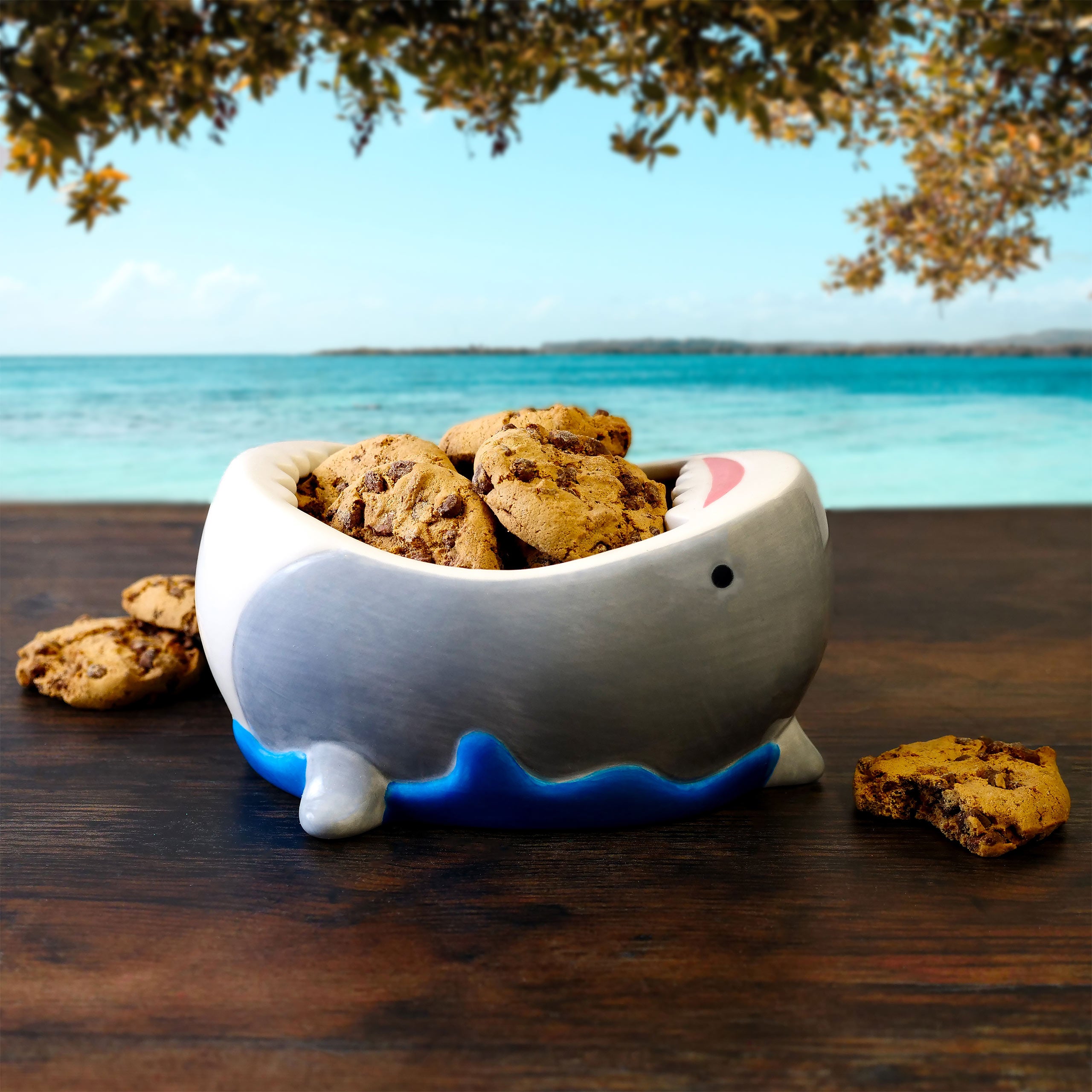 Imagen del producto Taza 3D Shark Attack para fans de El Gran Tiburón Blanco