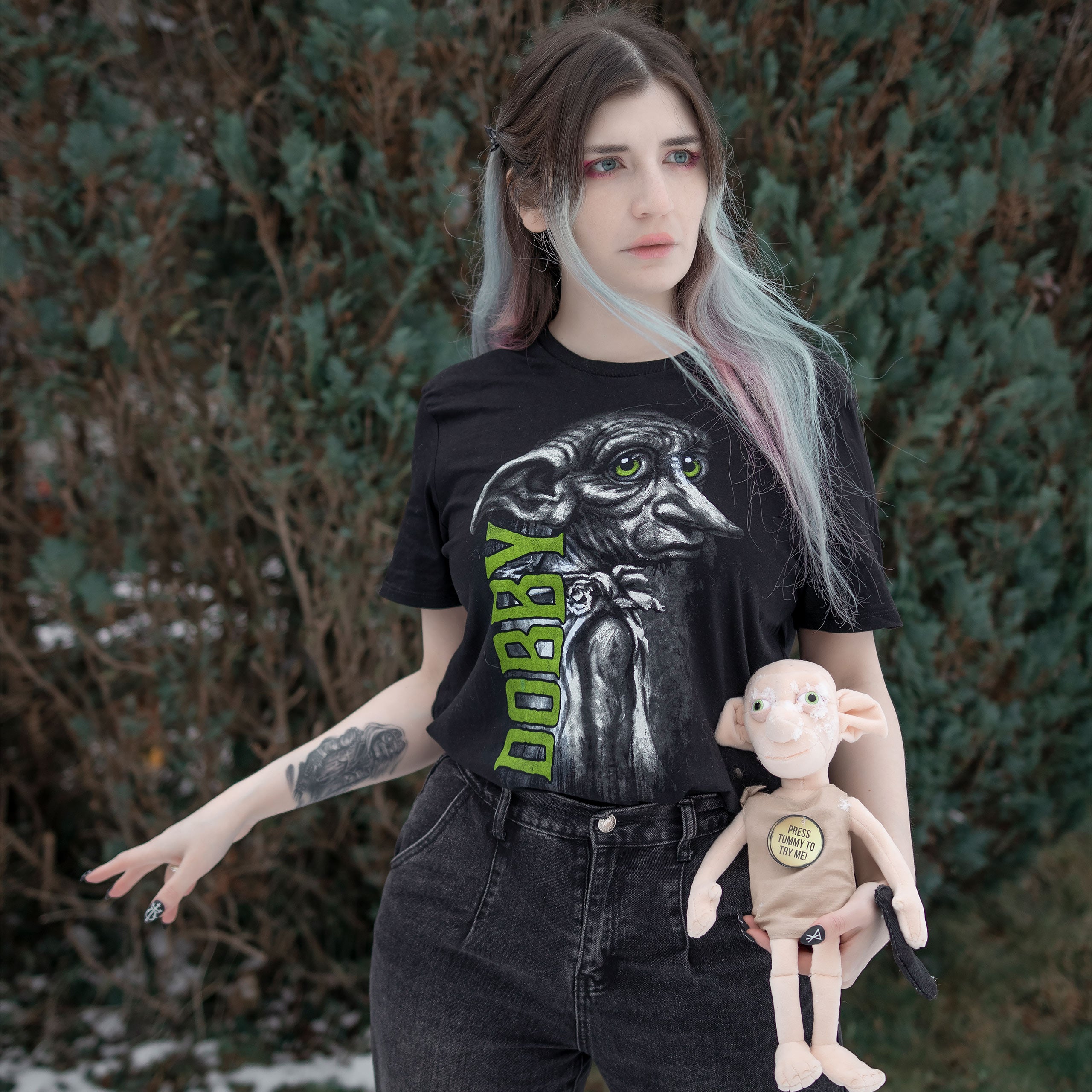 Imagen del producto Harry Potter - Figura de peluche interactiva de Dobby con sonido