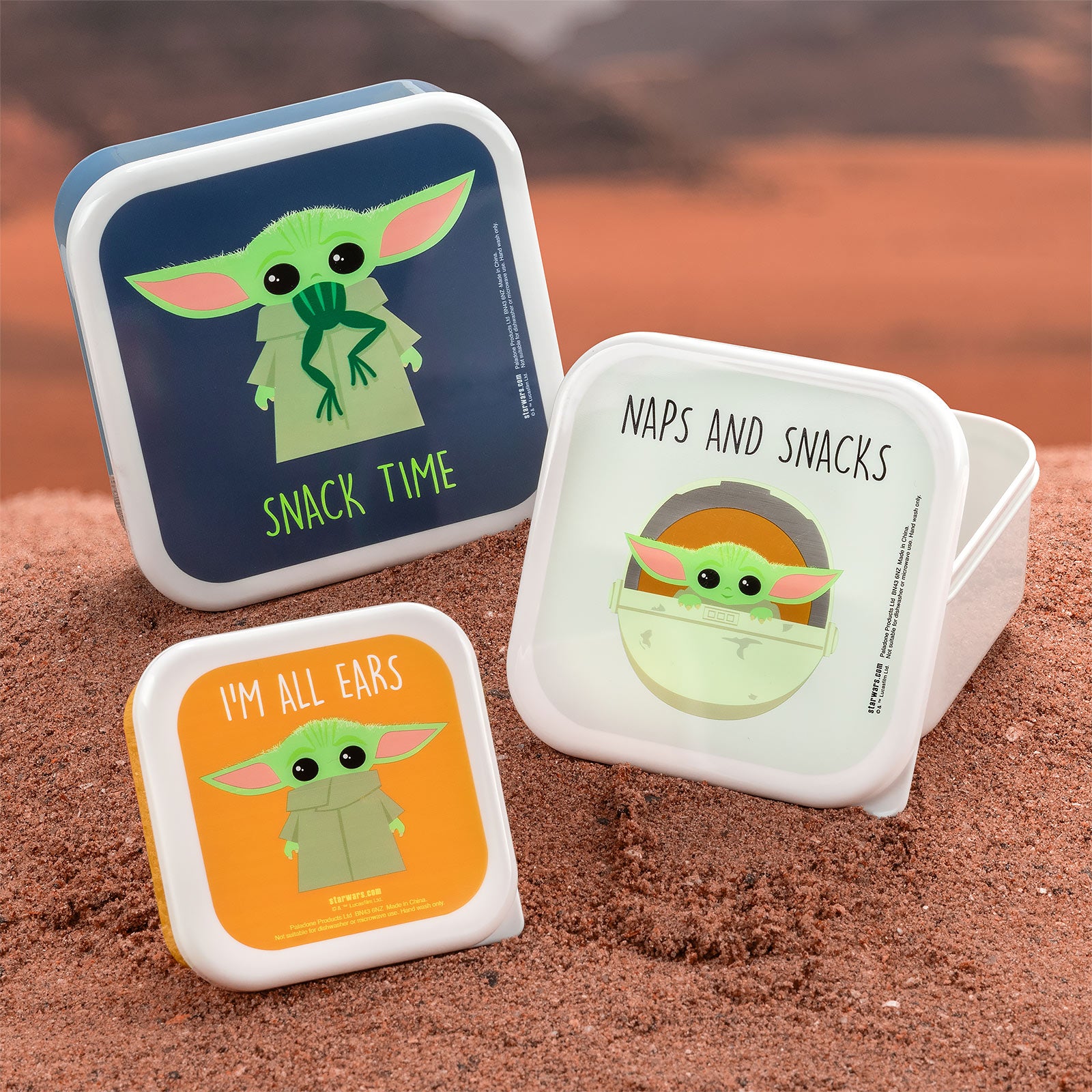 Imagen del producto Set de 3 cajas de snacks The Child - Star Wars The Mandalorian
