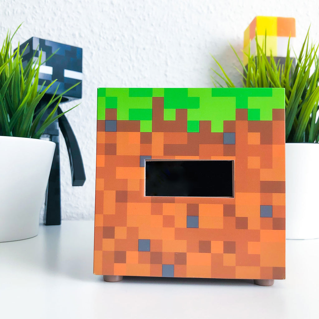 Imagen del producto Minecraft - Despertador de bloque de césped con luz