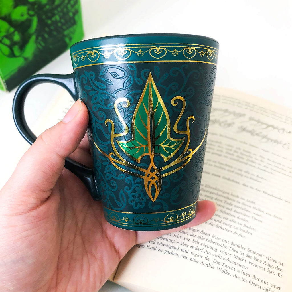 Imagen del producto El Señor de los Anillos - Taza con Broche de Hoja