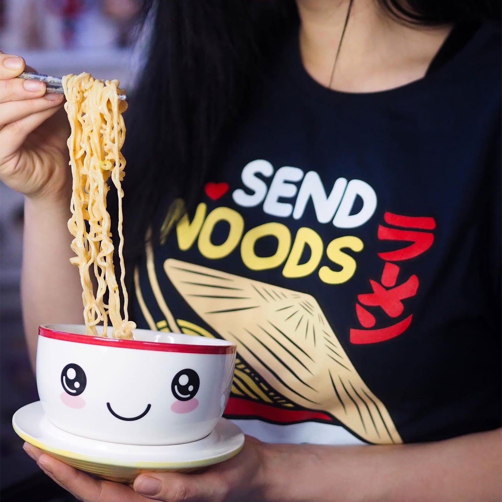 Imagen del producto Cuenco Kawaii con tapa para fans del Anime