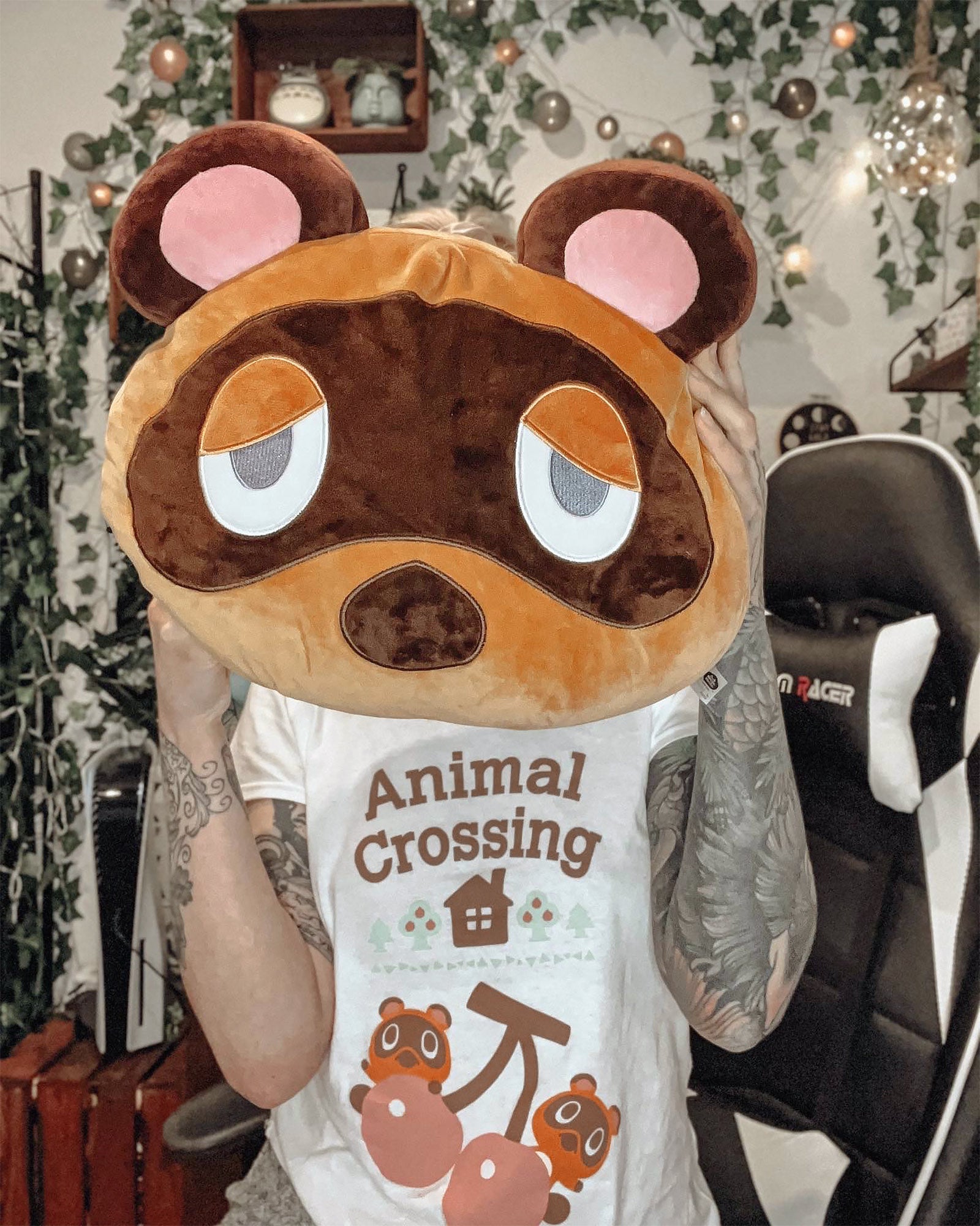 Imagen del producto Animal Crossing - Camiseta de mujer Nepp y Schlepp blanca