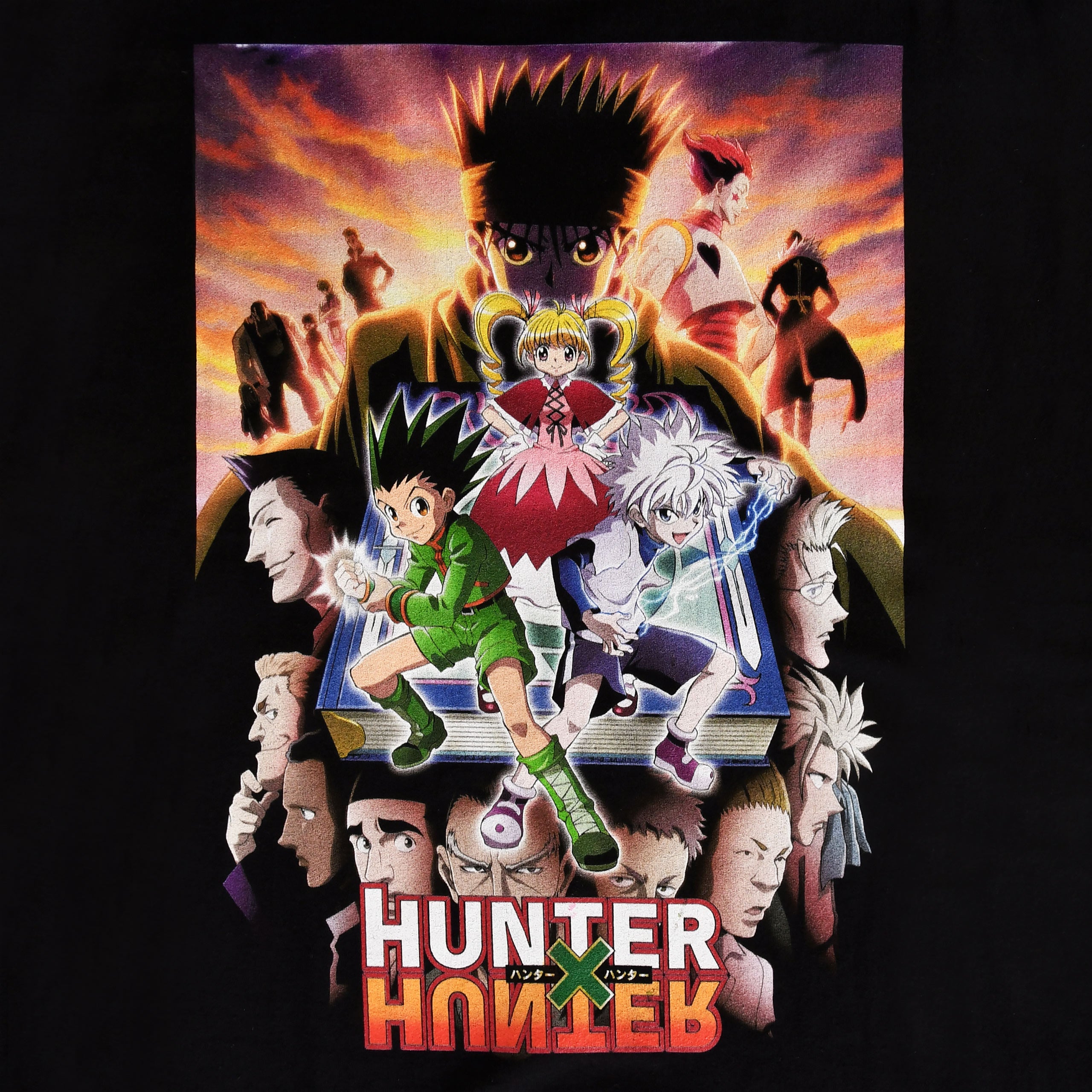 Imagen del producto Hunter x Hunter - Camiseta de grupo negra