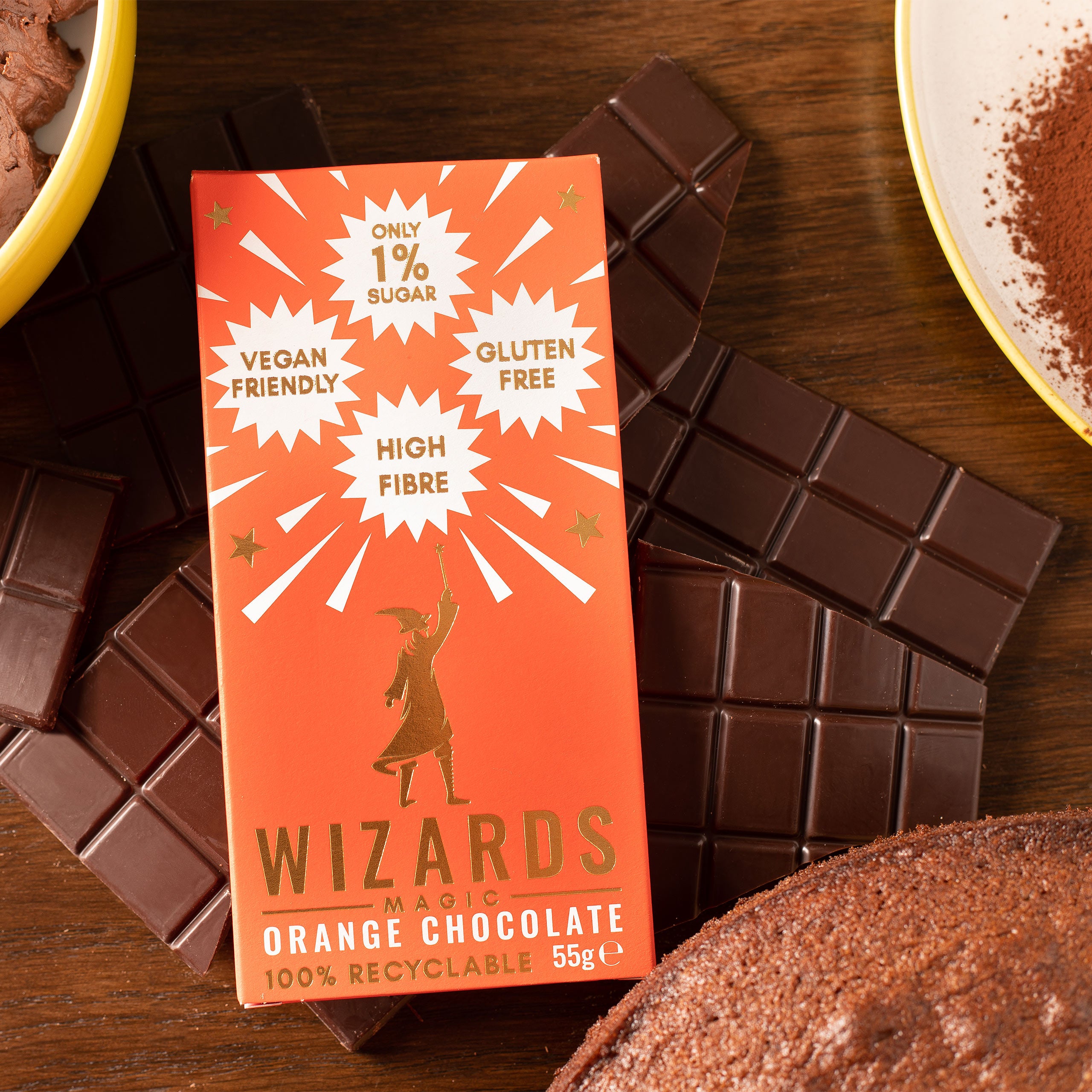 Imagen del producto Wizards Magic - Chocolate de naranja 12 tabletas