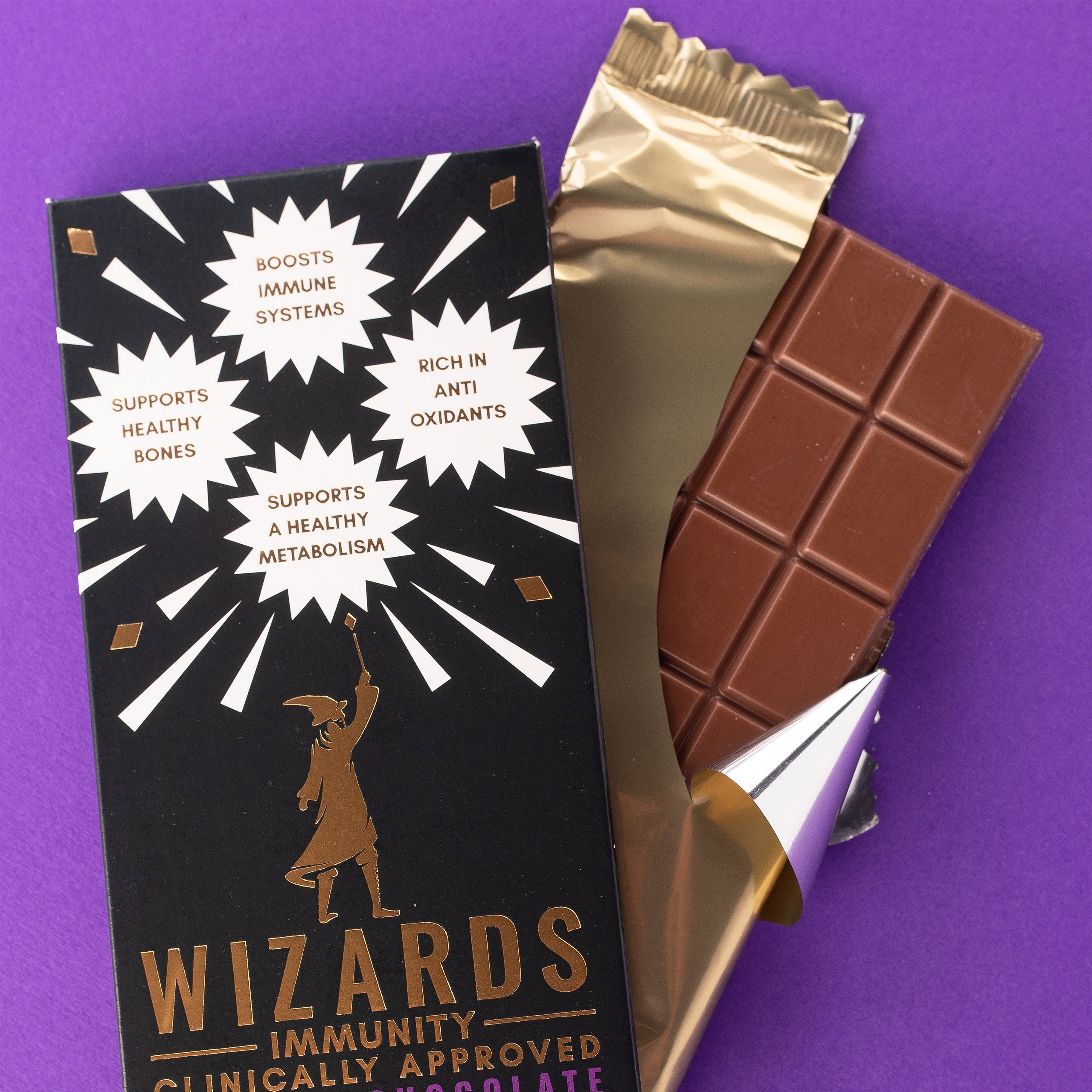 Imagen del producto Wizards Magic - Chocolate de caramelo de inmunidad 12 tabletas