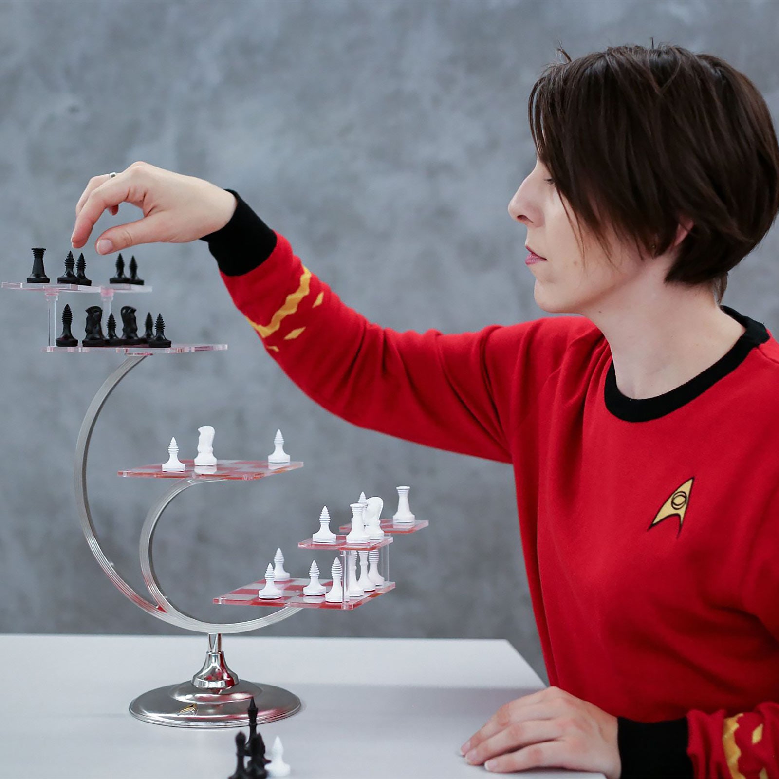 Imagen del producto Star Trek - Réplica del juego de ajedrez 3D