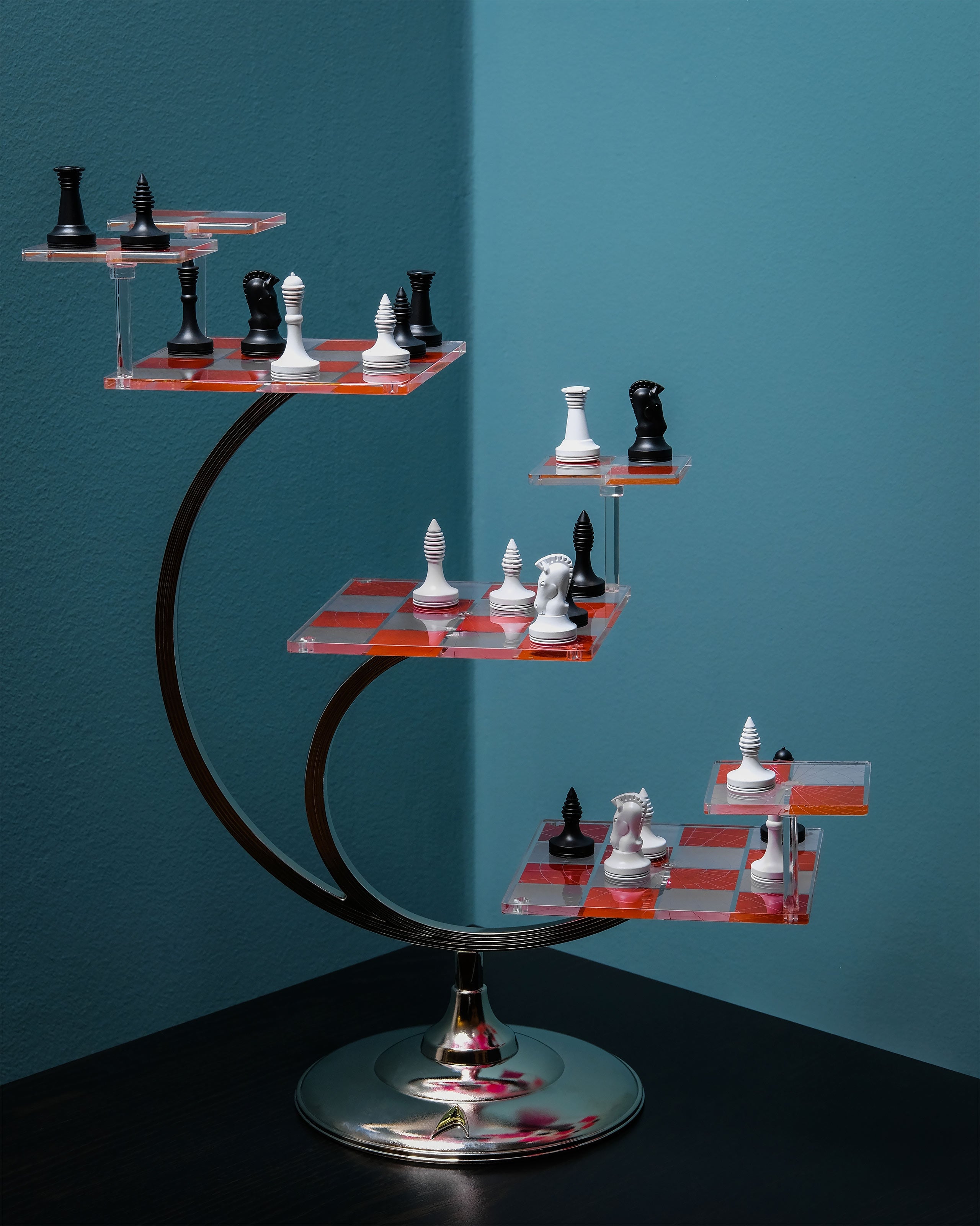 Imagen del producto Star Trek - Réplica del juego de ajedrez 3D
