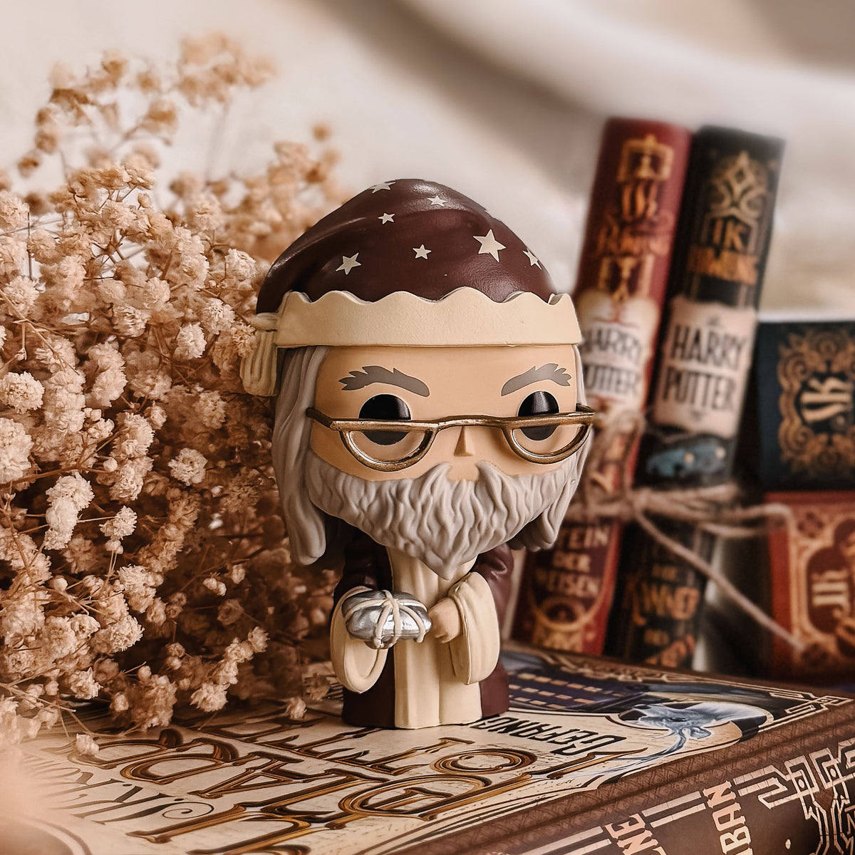 Imagen del producto Harry Potter - Figura Funko Pop de Dumbledore Holiday