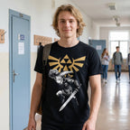 Imagen del producto Zelda - Camiseta de batalla de Link negra