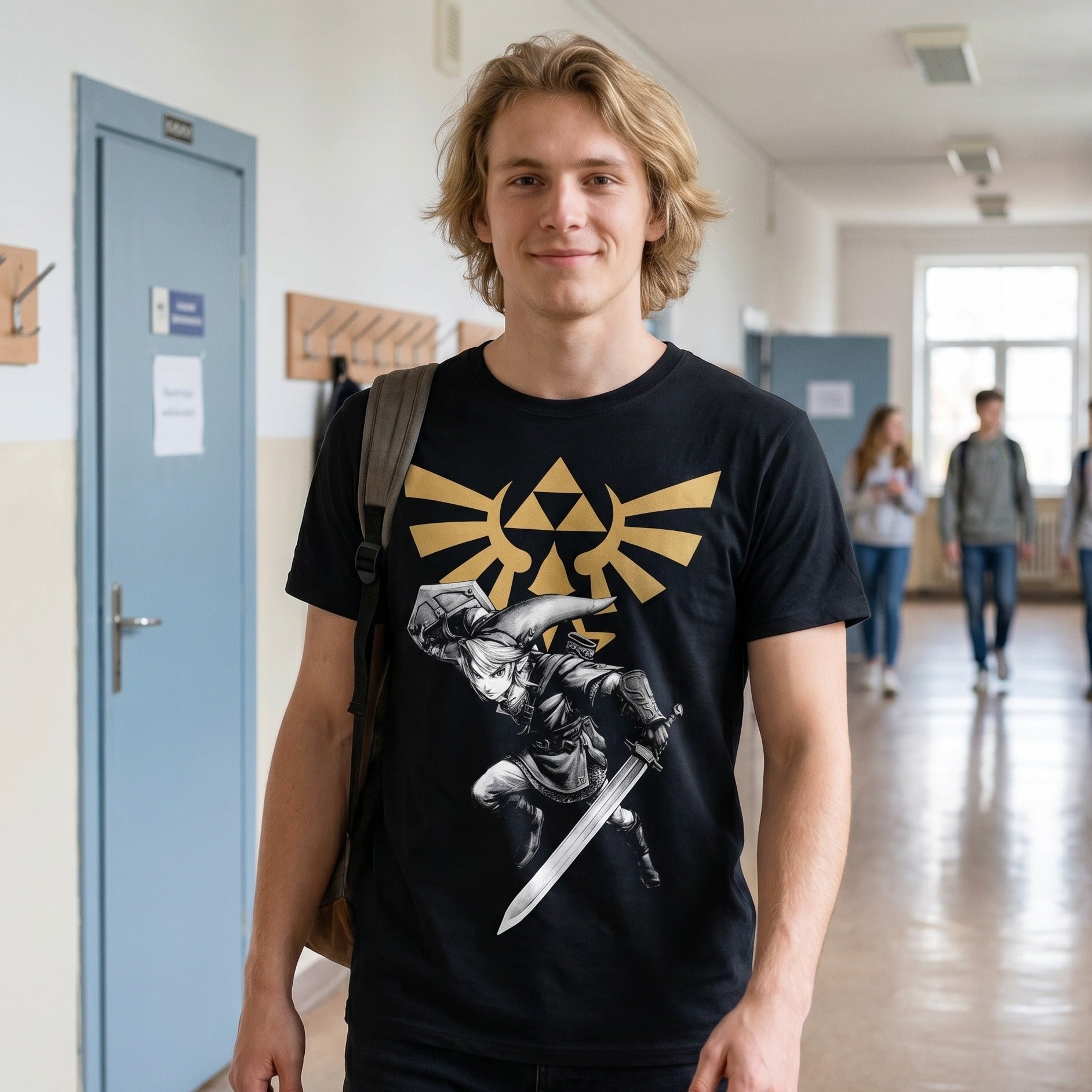 Imagen del producto Zelda - Camiseta de batalla de Link negra